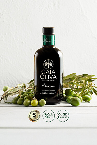 Gaia Oliva Premium Signature Blend 500 ml Erken Hasat Natürel Sızma Zeytinyağı