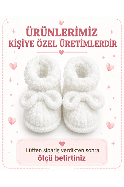 NEHOLİA Pofidik Baby Booties Baby Girl Plush Home Booties Ultra Soft Newborn ...