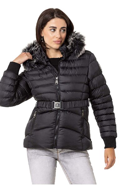 Cipo&Baxx Wm132 Furry Purple Women's Inflatable Coat