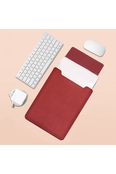 Choice 13.6 to 14 inches Red Laptop Sleeve Bag Case For Macbook Air Pro 13 M1...