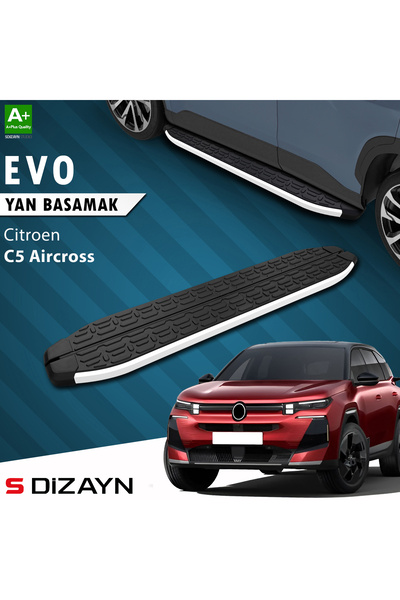 S Dizayn S-Dizayn Citroen E-C5 Aircross Elektrikli Evo Aluminyum Yan Basamak ...