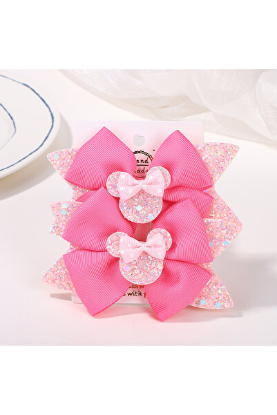 Choice14 FJ2826-2A-3 2Pcs/lot 3.9in Big Bows Hair Bangs Clip for Little Girls...