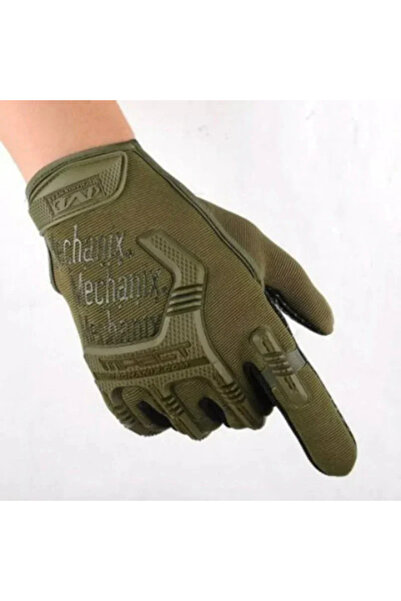 Choice big size Green a pairSeals Full Finger Protective Gloves Male Training...