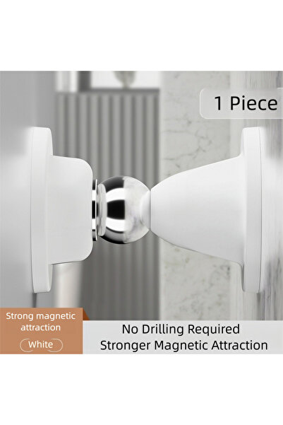 Choice5 Medium-A White New Silicone Strong Magnetic Door Suction Protects The...