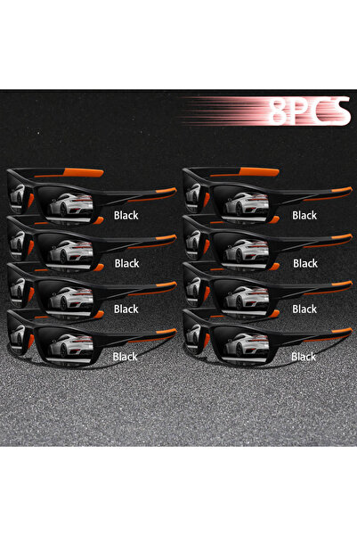 choice2 8PCS(8Black) 8PCS Fashion Safety Goggles Men Women Running Mountainee...