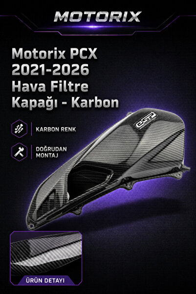 PCX 2021-2026 Hava Filtre Kapağı - Karbon