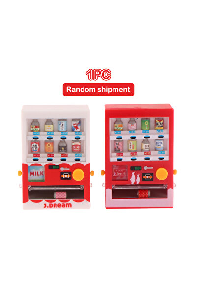 Choice 1pcs random Dollhouse Miniature Toys Mini Beverage Vending Machine Min...