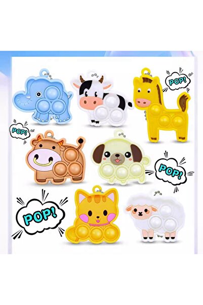 Choice 7pcs 7/21PCS For Kids Adult New Animal Sheep Cat Dogs Pop Fidget Toys ...