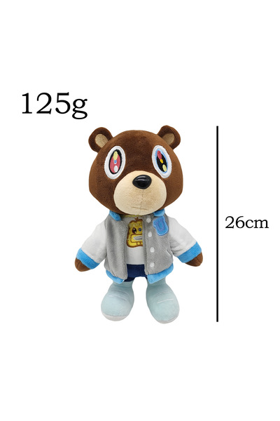 choice2 A 26-30cm Kawaii Kanye Dropout Bear Teddy Bear Plush Toys Kanye West ...