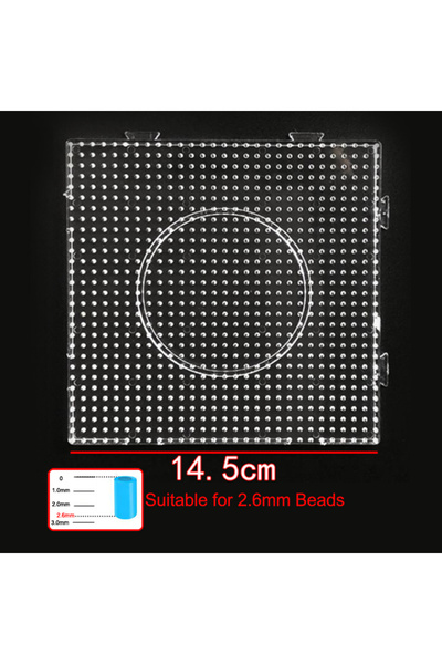 Choice4 7 2.6mm Hama Beads Template DIY Perler Square Pegboard Fuse Beads Too...