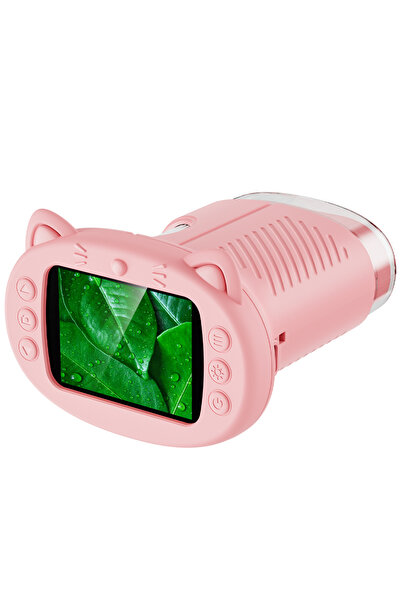 Choice1 Pink Handheld Kids Microscope Science Education Toy 2.4-Inch Screen 1...
