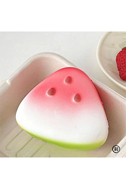 Choice1 2pcs Squishy Watermelon Fidget Toy Anti-Stress Slow Rising Fruit Pinc...