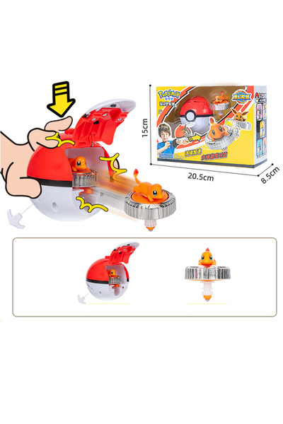 Takara Tomy With box Pokemon Elf spinning top Gyro ball action figure figurin...