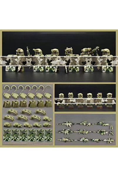 Choice8 6PCS Figures-2 2025 Building Blocks Figures Set - Special Forces Camo...