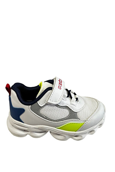 pepino Py23-1253 White Navy Blue Cobalt Boys Booties Sports Shoes White Navy ...