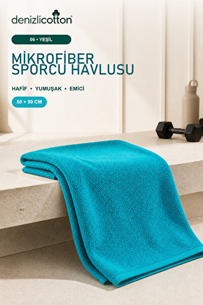 denizlicotton Microfiber Sports Towel, Sweat Absorbent Fitness, Plates, Boxin...
