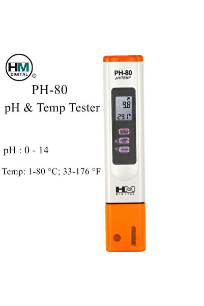 Choice HM PH-80 PH Meter 2 in 1 ATC Digital Water Quality Tester PH Temp Dete...