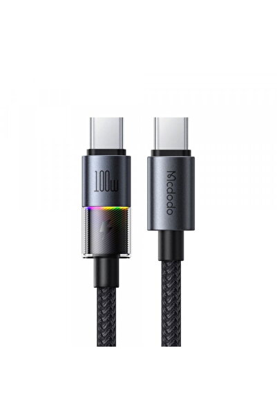 Mcdodo Cablu Date si Incarcare USB-C - USB-C CA-8200 Colorful, 100W, 1.2m, Negru
