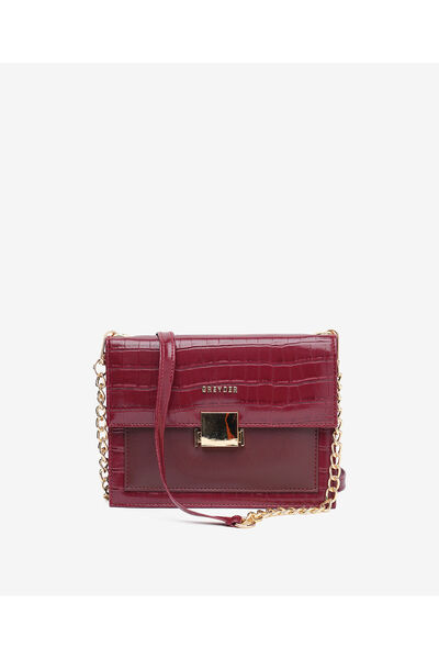 Greyder Kadın Bordo Çapraz Çanta 5K2CN69744