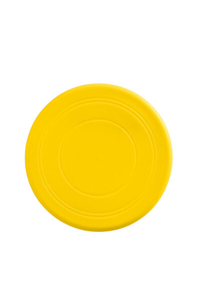Choice L YELLOW Silicone Flying Saucer Funny Dog Cat Toy Dog Game Flying Disc...