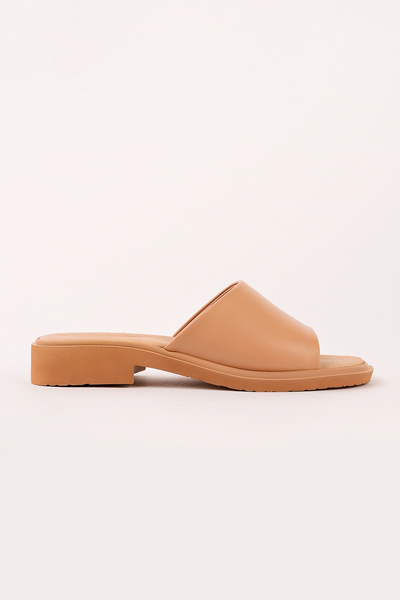 Madam Tarz Jbr-T100 Flat Sole Genuine Leather Slippers