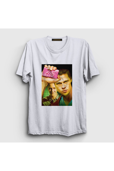 Presmono Unisex bela folija za zaštitu Fight Club Fight Club T-shirt 245050tt