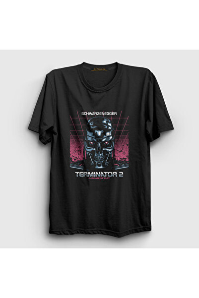 Presmono Unisex Black T 800 Movie The Terminator T-shirt254773tt