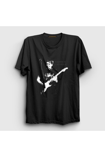 Presmono Tricou unisex negru Andrew Latimer Rock Camel 616333tt