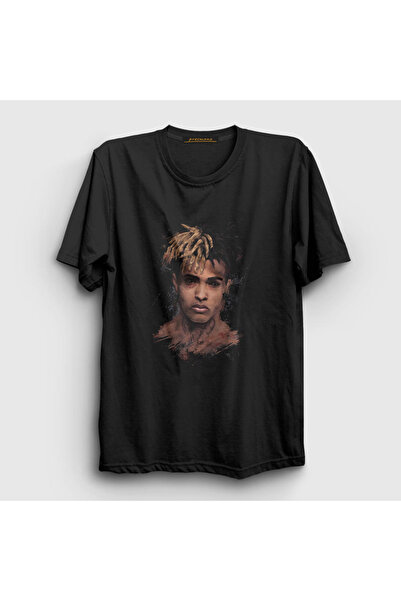 Presmono Unisex crna maska Xxxtentacion T-shirt 47606tt