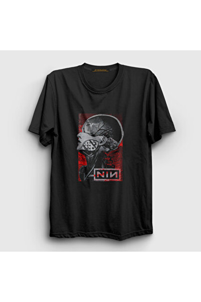 Presmono Unisex Black Poster Rock Nin Nine Inch Nails T-Shirt 486998Tt