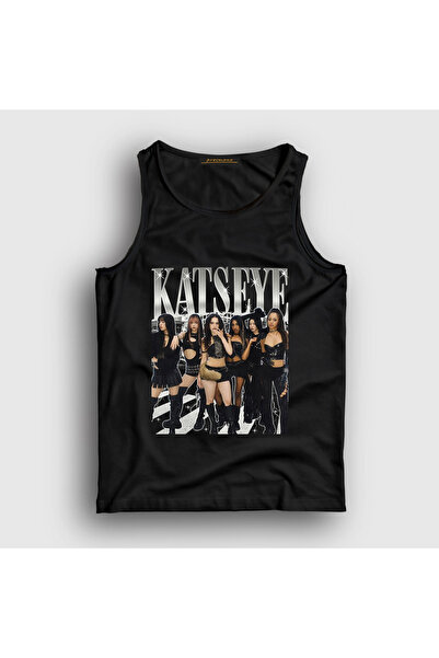 Presmono Unisex Black Shine K Pop Katseye Undershirt 583761Tt
