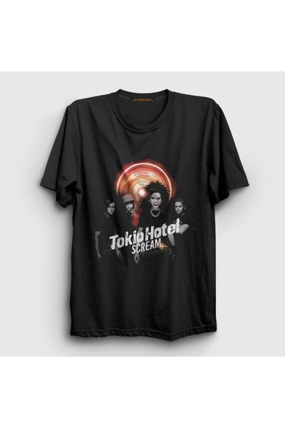 Presmono Unisex crna majica Scream Tokio Hotel 444378tt
