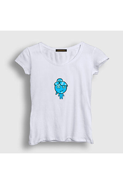 Presmono Bela Vatra i Voda Razigrana Žena T-shirt - Watergirl Draga 457688tt