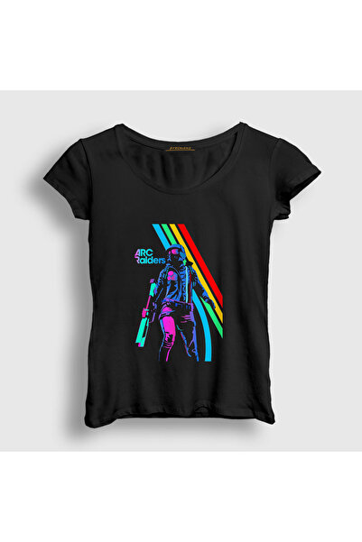 Presmono Women's Black Cover Game Arc Raiders T-Shirt 591362Tt