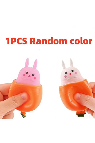 Choice 1pcs Cute Carrot Rabbit Squeeze Toy Unique Carrot Cup Stress Relief Fi...