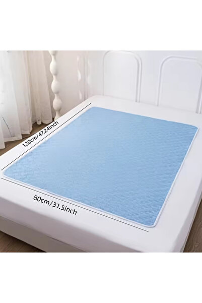 Choice1 Blue-80cmx120cm Urine Mattress Breathable Waterproof Washable Cotton ...
