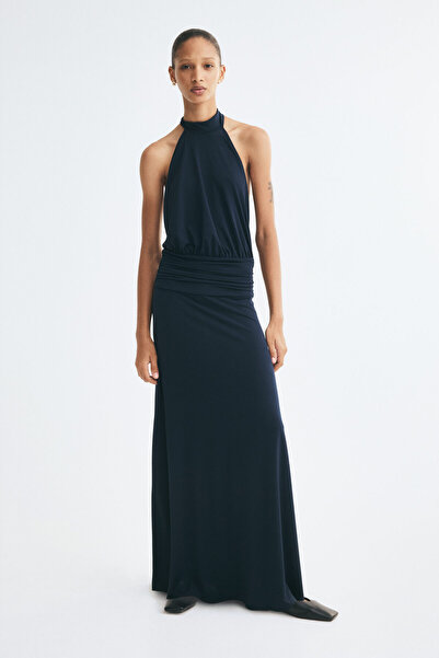 H&M Halter Yakalı Maksi Elbise