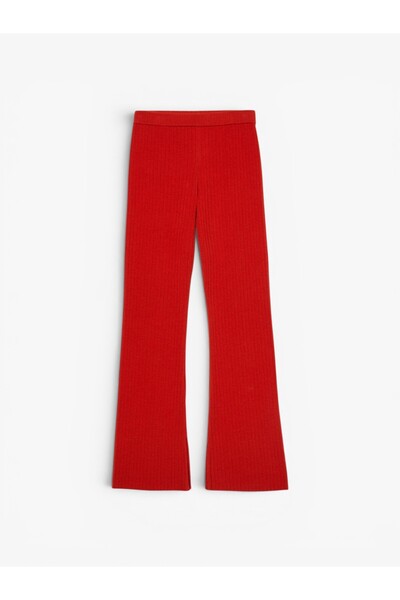 Sisley Kadın Koton Karışımlı Fitted Fit Triko Pantolon 323A11BHMF006-SIS1H3