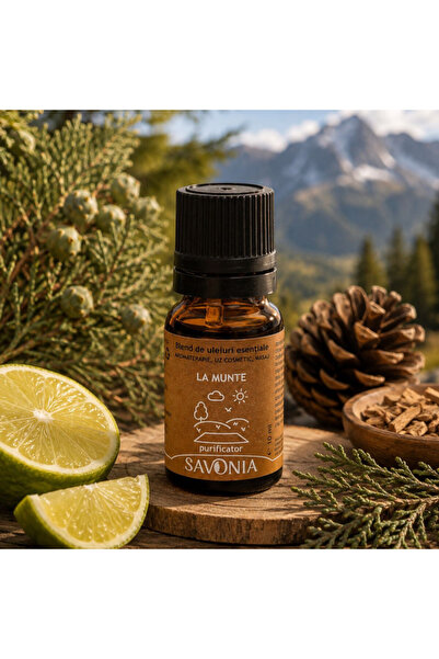 Savonia La Munte - Blend Uleiuri Esentiale Naturale - Savonia, Purificator, 1...