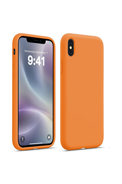 Casey Studios iPhone XR Силиконов калъф, с микрофибър, тънък, защитен, повдиг...
