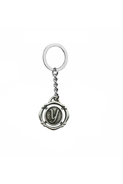 Herşey Nota Y Letter Antique Unisex Keychain – Personal, Elegant and Original...