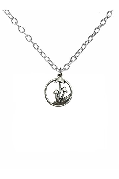 Herşey Nota Triple Mushroom in the Ring – Unisex Necklace with Triple Mushroo...