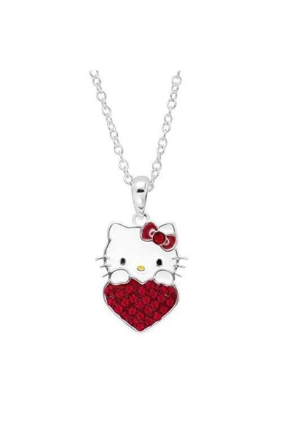 Herşey Nota Hello Kitty Red Necklace