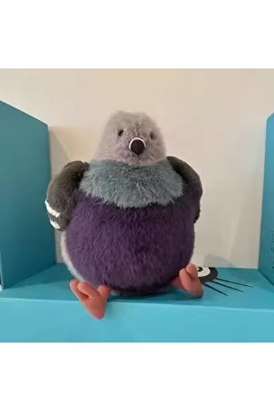 Choice A 23cm Fluffy Fat Pigeon Plush Toy Cartoon Bird Doll Pet Companion Xma...