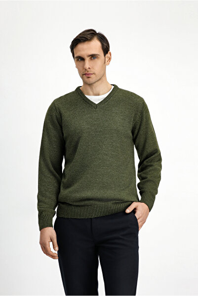 Kiğılı V-Neck Regular Fit Knitwear Sweater