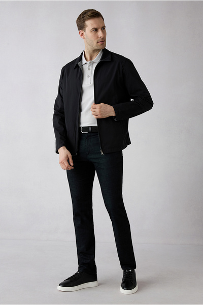Kiğılı Regular Fit Standard Cut Patterned Side Pocket Canvas / Chino Trousers