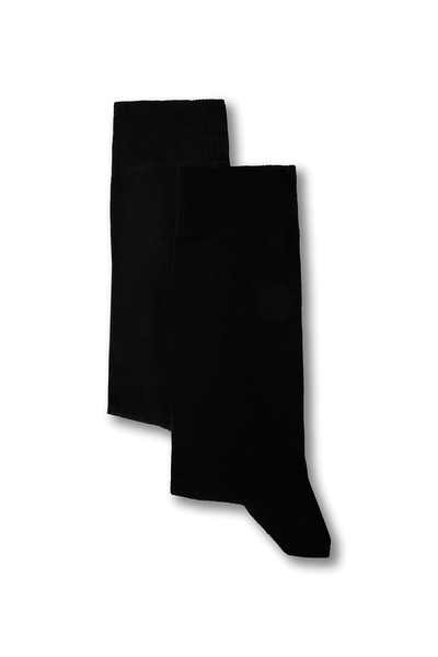 Kiğılı Set de 2 șosete plate elastice din bumbac material elastic