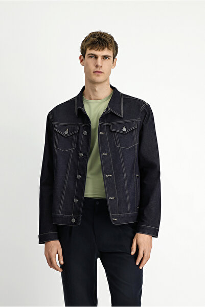 Kiğılı Regular Fit Cotton Denim Coat