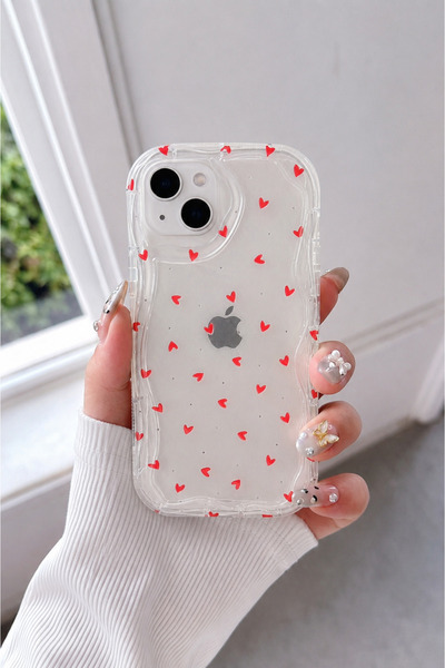 MustCase Iphone 14 Plus-15 Plus Uyumlu Kılıf Dalga Kenarlı Darbeye Karşı Koru...