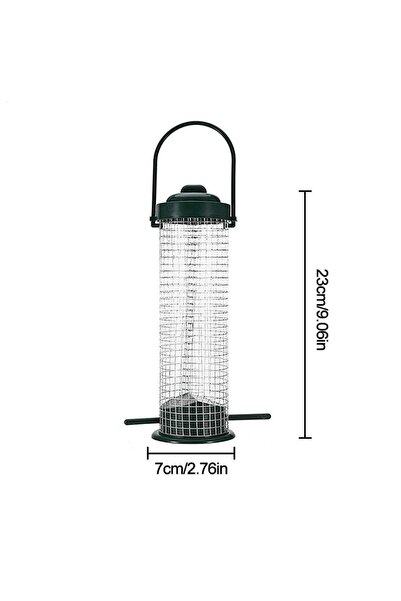 Choice Green Fat Ball Bird Feeder Holder Outdoor Dispenser Rack for Tit Small...